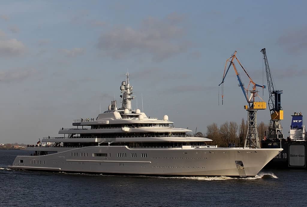 Most expensive yacht Eclipse